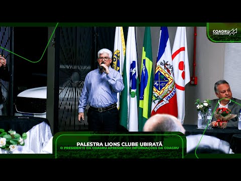 Palestra no Lions Clube de Ubiratã-PR