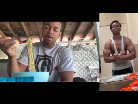 Spring cut day 59 Full day of eating | Chest and shoulders|