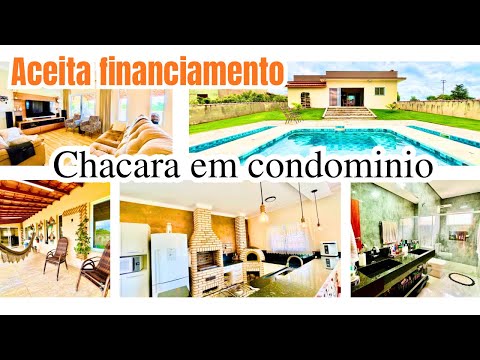 Chácara em condomínio fechado no interior de São Paulo . Porangaba/SP . 