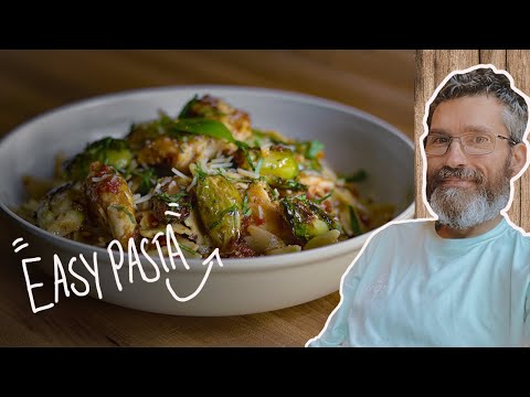 Chicken with Sun-Dried Tomato Almond Pesto Farfalle Recipe