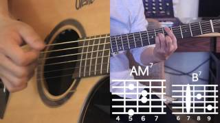 [어썸기타] 내 입술 따뜻한 커피처럼 - 에디킴 기타강좌 난이도 ★ ★ ★ ★ ☆