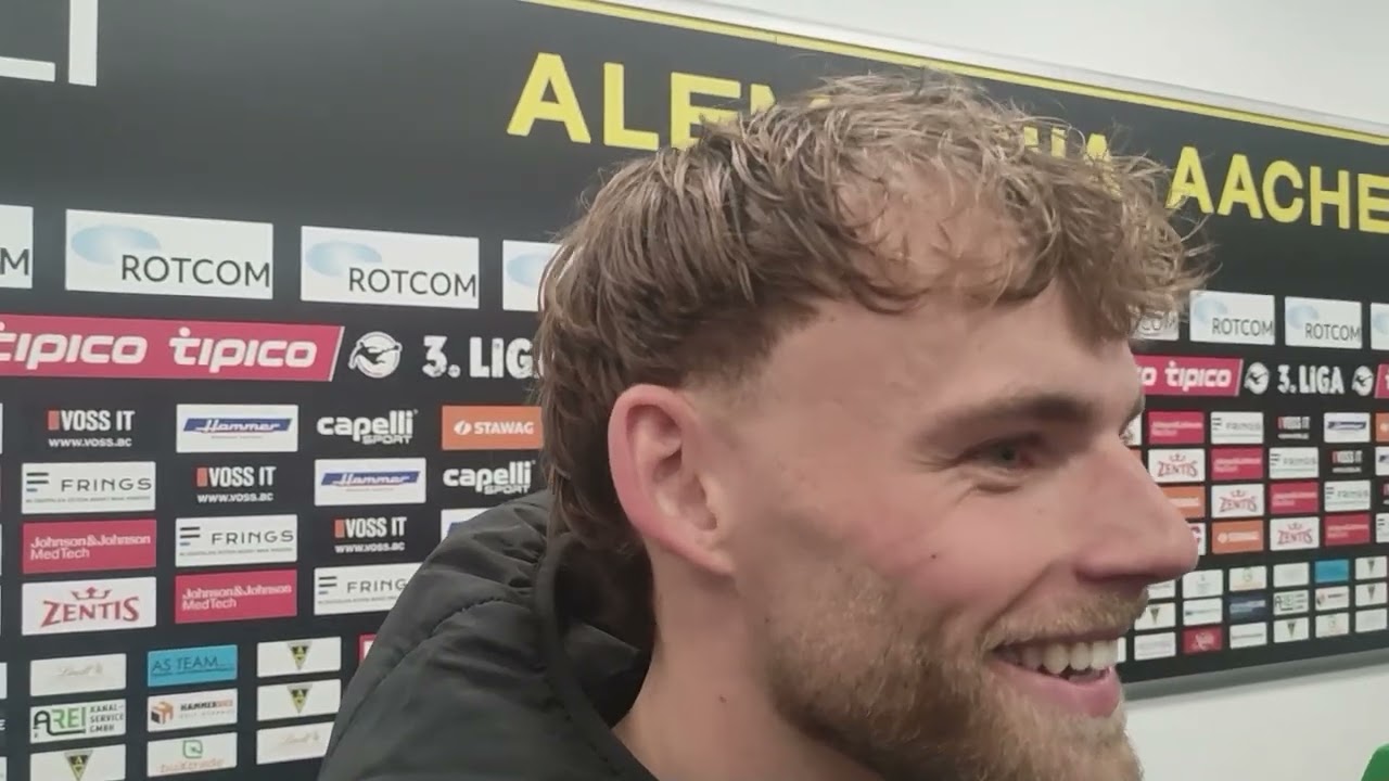 Mika Schroers – Stürmer Alemannia Aachen – Hattrick, ein Abend mit vielen Gefühlen, Atmosphäre super