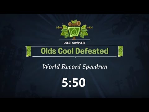 Plants vs. Zombies Battle for Neighborville: Olds Cool Boss Fight World Record Speedrun