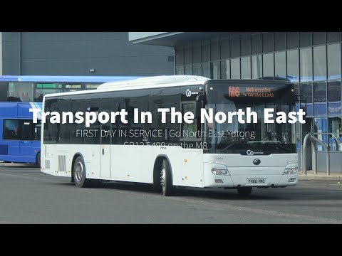 FIRST DAY IN SERVICE | Go North East Yutong CB12 5499 on the M8