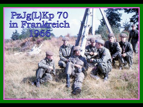 Bundeswehr Jagdpanzer in Frankreich 1966 (ohne Ton)