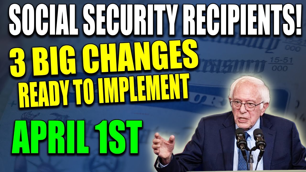 Social Security Surprise: 3 Major Changes Coming April 1st That Will Shock Retirees! SSI & SSDI