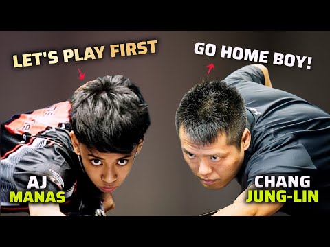 Fighting to the end | Aj Manas 🆚 Chang Jung-Lin | Full Game Highlights
