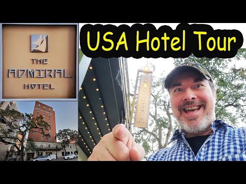 USA Hotel Tour: The Admiral Hotel in Downtown Mobile,...