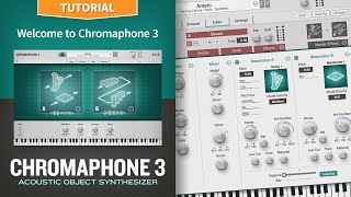 Video thumbnail for Welcome to the Chromaphone 3 acoustic object synthesizer plug-in by Applied Acoustics Systems