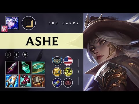Ashe ADC vs Draven - NA Challenger Patch 25.24