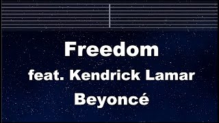 Practice Karaoke♬ Freedom - Beyoncé 【With Guide Melody】 Instrumental, Lyric, BGM
