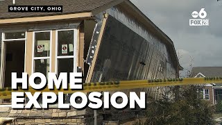 Explosion at Grove City home injures 2 workers, leaves woman&#39;s dream home delayed