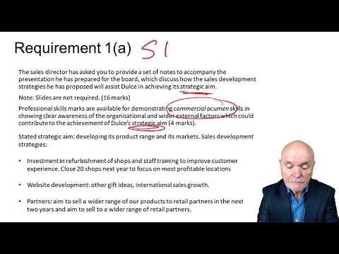 Question 1 September/December 2019 ACCA SBL Exam - Strategic Business Leader - ACCA SBL Revision
