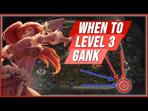 WHEN TO LEVEL 3 GANK - LEAGUE OF LEGENDS CHALLENGER JUNGLE GUIDE