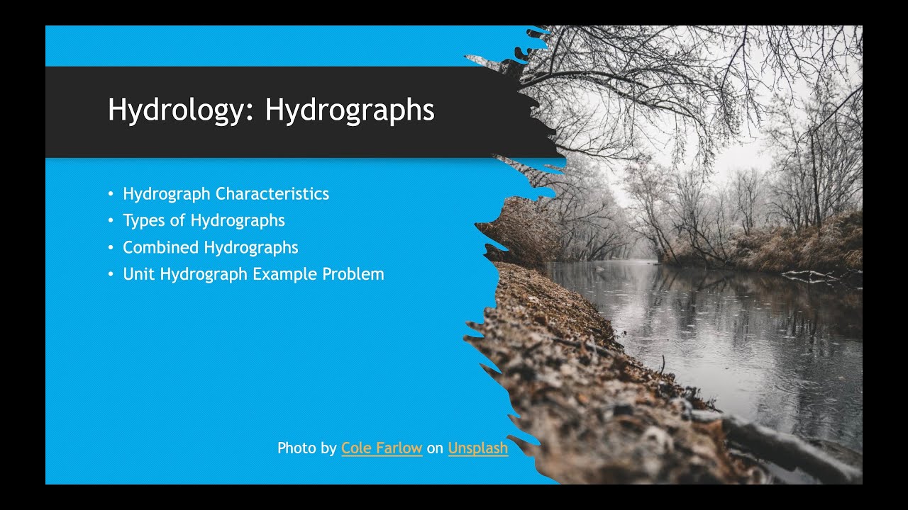 Hydrology: Hydrographs, Unit Hydrographs, and an Example Problem