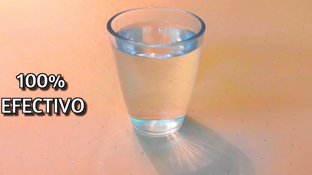 El Poder Del Vaso Con Agua debajo de la cama muy efectivo y fácil