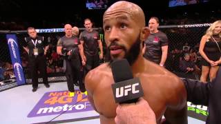 UFC 191: Demetrious Johnson Octagon Interview video