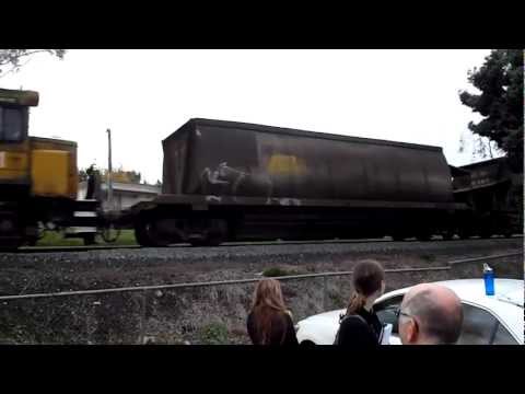 Coal train passing through Deloraine