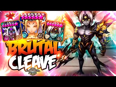 BRUTAL CLEAVE TEAM with Psamathe, Lucifer and Ongyouki - Summoners War