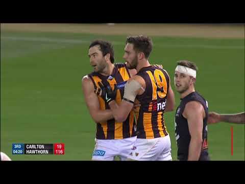 Carlton's Biggest Ever VFL/AFL Defeat Round 17 VS Hawthorn 2015 Jack Gunston
