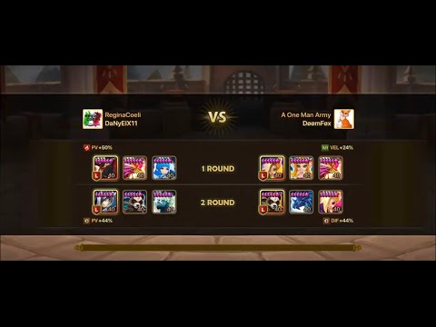 ☆ Summoners War Tetrarchia ☆ |Rakan Perna Rina - Bolverk MoLong Amelia|