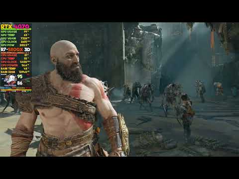 God of War vs RTX 4070