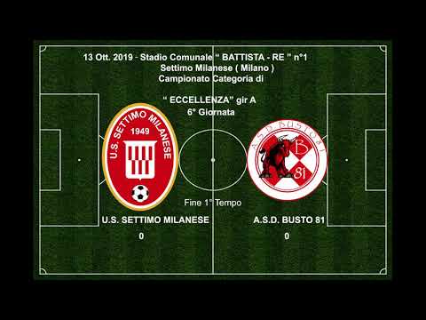 13 -10-19  U.S.Highlights Settimo Milanese   A.S.D.  Busto 81- 2 - 0