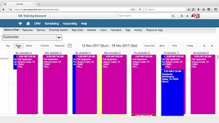 Step 5:  Managing Your Jobs from the Calendar