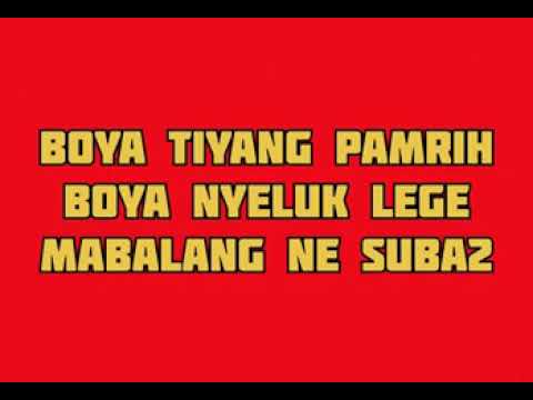 Yan Srikandi Boya je nyeluk lega lirik