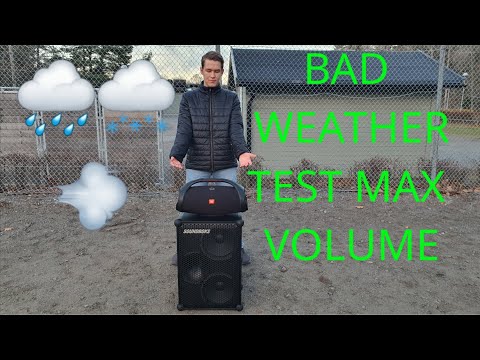 Soundboks 3 VS JBL Boombox 2 Loud Test In Bad Weather