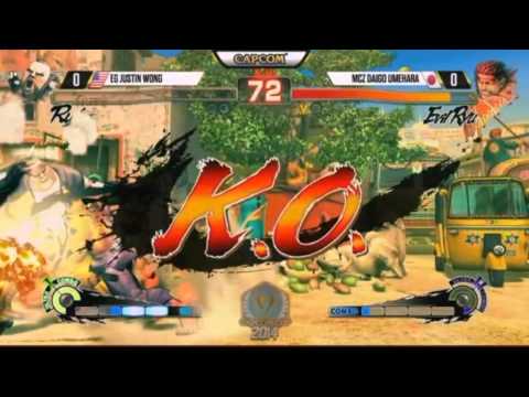Capcom Cup 2014 USF4 - EG Justin Wong Vs MCZ daigo