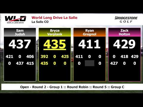 2023 World Long Drive La Salle, CO | Open Division Round 2, Group 1