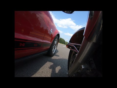 Motorcycle Rider Sideswiped While Attempting Turn || ViralHog