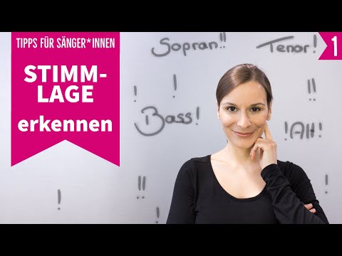 Recognizing your vocal range 1 - Tips for singers | singDu.de