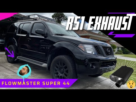 2011 Nissan Pathfinder R51 Flowmaster Super 44 Side Exit Exhaust Sound