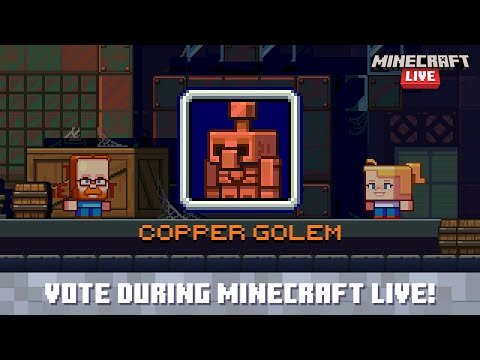 Minecraft - Minecraft Live 2021: Vote for the copper golem!