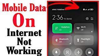 mobile data on but internet not working | how to fix mobile data not working (android)