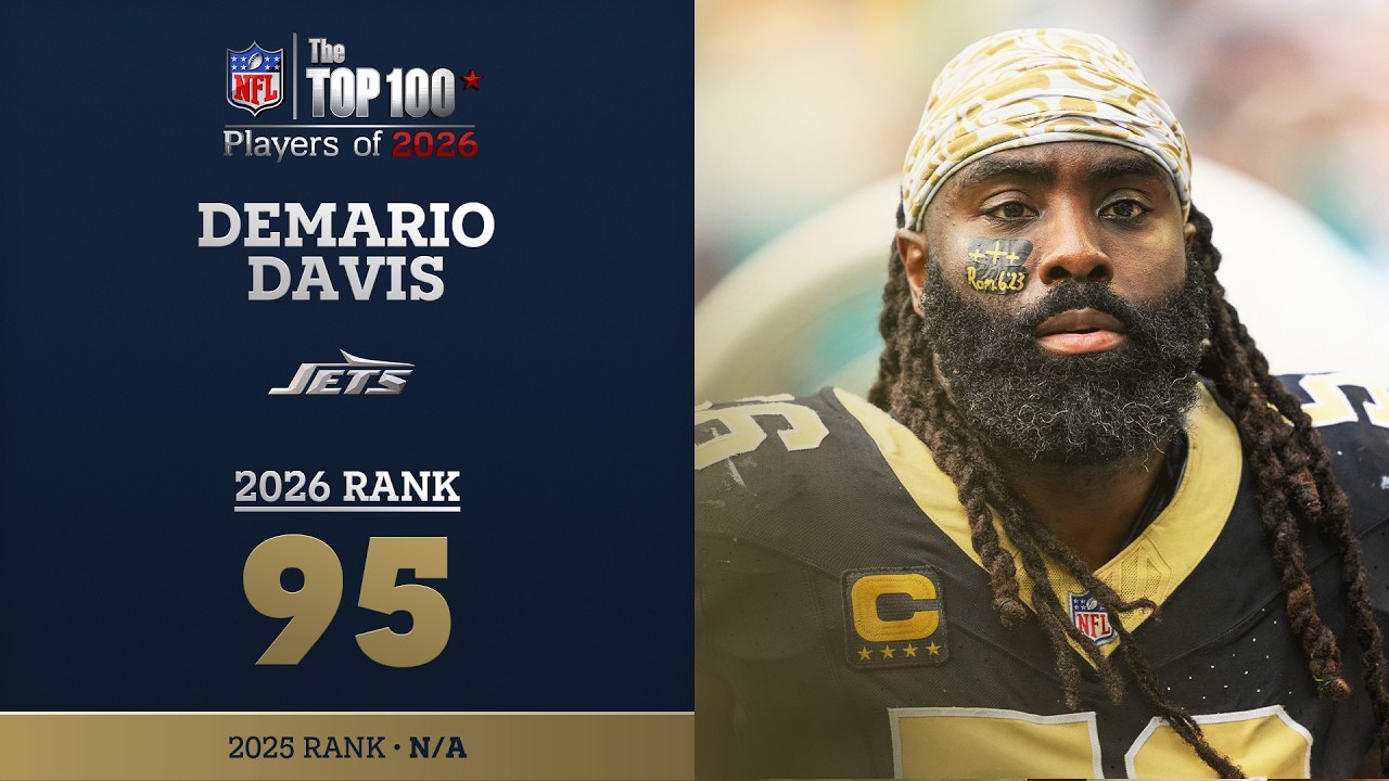 95: Demario Davis (LB, Jets) | Top 100 Players of 2026