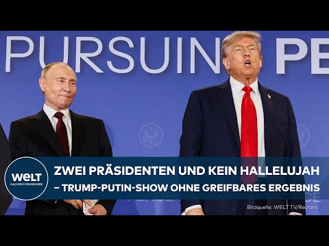 USA UND RUSSLAND: Putin platzt vor Stolz – Trump spricht von sehr produktivem Treffen in Alaska