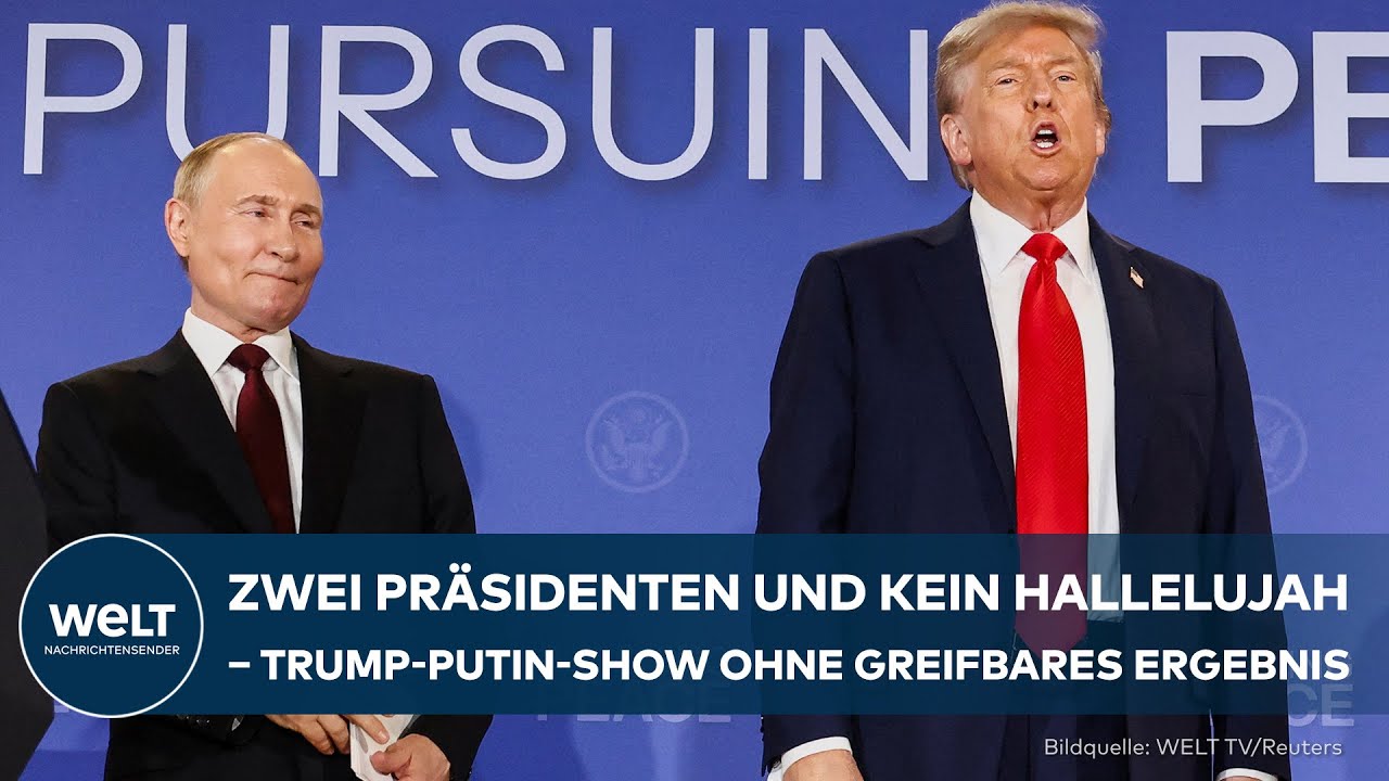 USA UND RUSSLAND: Putin platzt vor Stolz – Trump spricht von sehr produktivem Treffen in Alaska