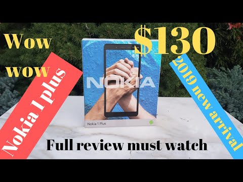 The new Nokia 1 + phone review 2019
