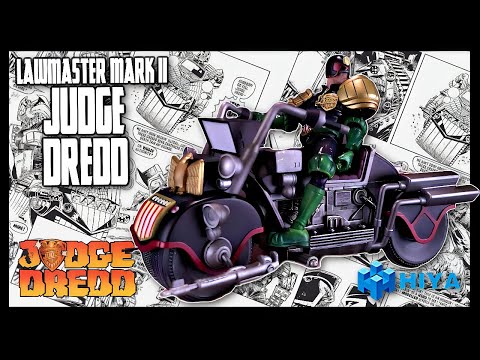 Hiya Toys Judge Dredd and Lawmaster MK II Action Figure Set @TheReviewSpot