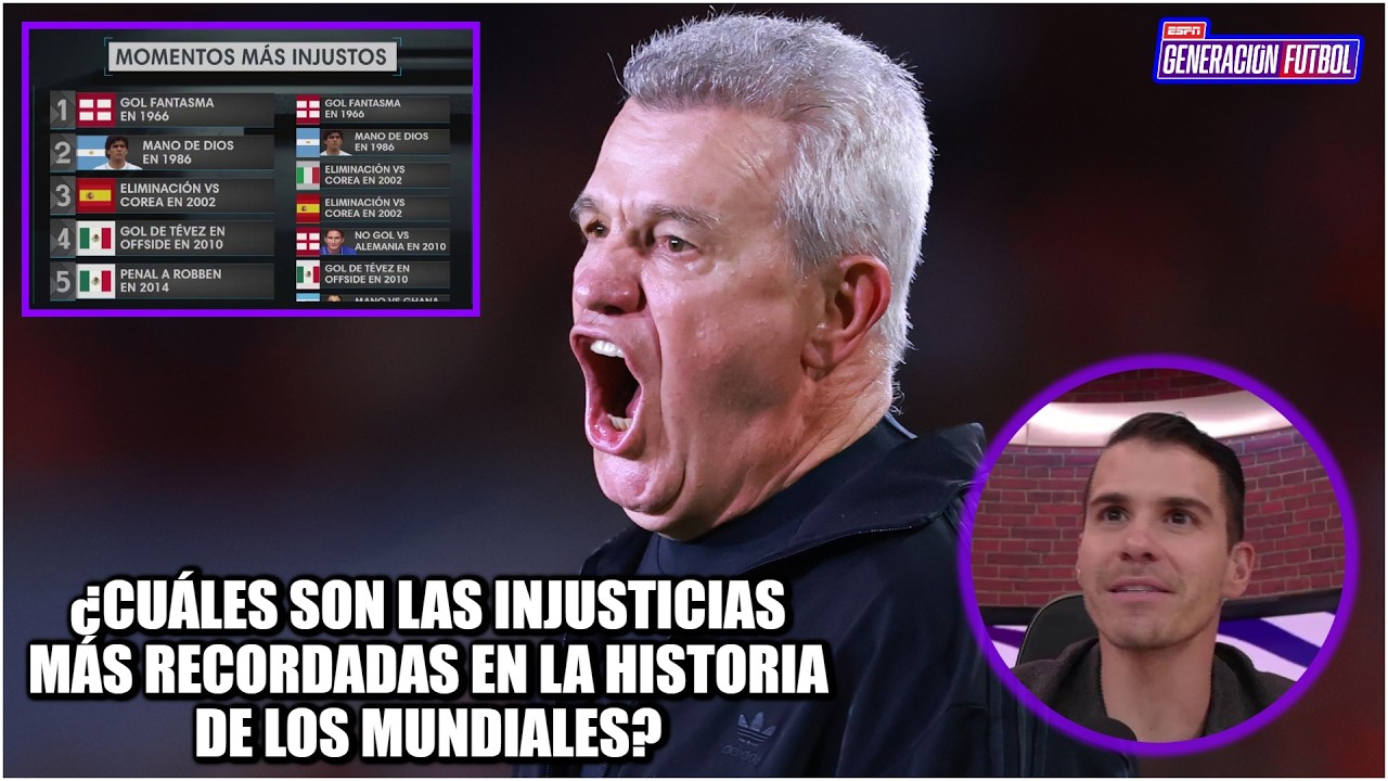 Los MUNDIALES NO HAN SIDO JUSTO con MÉXICO. Las decisiones arbitrales más polémicas | Generación F