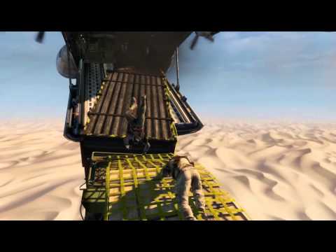 Uncharted 3 Plane Scene.