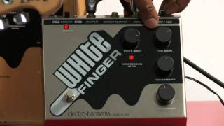 Video thumbnail for test electro harmonix white finger by GuitareTV