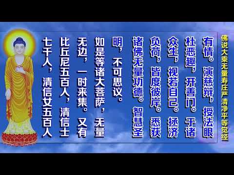 《无量寿经》110分钟（国家一级播音员读诵）简体版（订正）