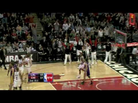 Lakers-Bulls 117-109 I Bryant 28pts,7ast,Gasol 23pts,10reb vs Salmons 30pts,Rose 25pts,5reb