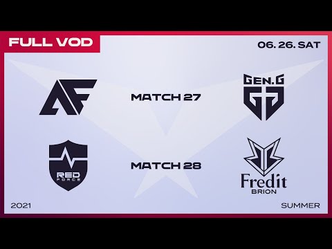 AF vs. GEN / NS vs. BRO  [Full VOD]ㅣ2021 LCK Summer Split