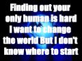 Only Human Lyrics By Tim McGraw feat. Ne-Yo