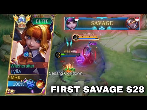BUILD LYLIA SAVAGE SEASON 28 | LYLIA BUILD TERSAKIT 2023 - Lylia Gameplay